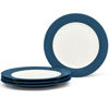 Picture of Noritake Colorwave Blue Dinner Plate, Rim, 11", Set of 4 in Blue