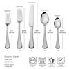 Picture of Mikasa Cosmo Satin 20 Piece Stainless Steel Flatware Set, Service For 4