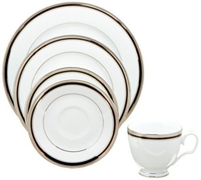 Picture of Noritake Austin Platinum 5-Piece Place Setting