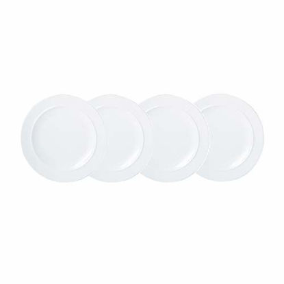 Picture of White By Denby 4 Piece Medium Plate Set