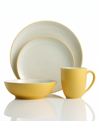 Picture of Noritake Colorwave Mustard Mini Plates, 6-1/4-inch, Set of 4