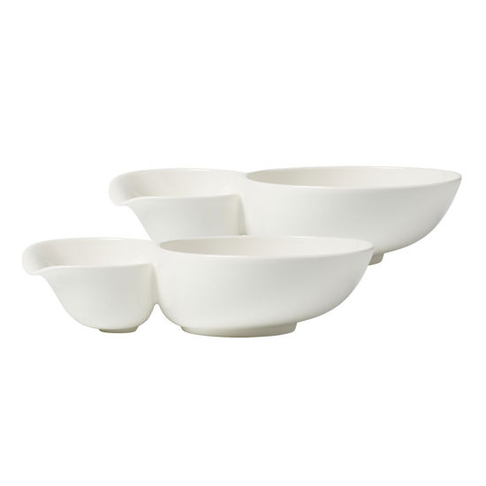 Picture of Soup Passion Large Soup Bowl Set of 2 by Villeroy & Boch - Premium Porcelain - Made in Germany - Dishwasher and Microwave Safe - 10.75 x 6.75 x 2.5 Inches