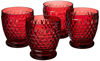 Picture of Villeroy & Boch Boston Old-Fashioned Glasses Set of 4, Red