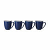 Picture of Denby Elements Dark Blue 4 Piece Coffee Beaker/Mug Set