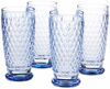 Picture of Boston Highball Tumblers Set of 4 - Blue - 13.5 Ounce