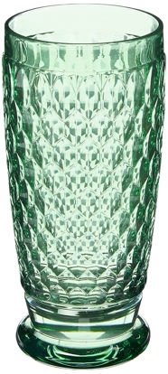 Picture of Villeroy & Boch Boston Green Crystal Highball Glasses, Set of 4