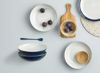 Picture of Denby 405048944 Elements Dark Blue 4 Piece Pasta Bowl Set