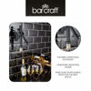 Picture of BarCraft Deluxe Metal Wall-Mounted Corkscrew Bottle Opener, 31.5 x 6.5 x 26 cm (12.5" x 2.5" x 10.5") - Black