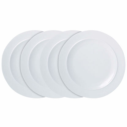 Picture of White By Denby 4 Piece Dinner Plate Set