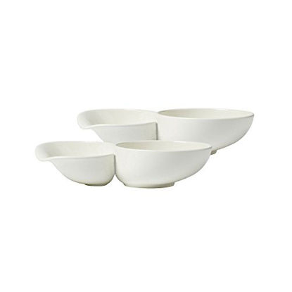 Picture of Soup Passion Small Soup Bowl Set of 2 by Villeroy & Boch - Premium Porcelain - Made in Germany - Dishwasher and Microwave Safe - 9 x 5 1/4 x 2 Inches