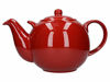 Picture of London Pottery Globe Extra Large Teapot with Strainer, 10 Cup (3 Litre), Red