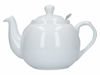 Picture of London Pottery 74110 Farmhouse Loose Leaf Teapot with Infuser, Ceramic, White, 6 Cup (1.5 Litre)