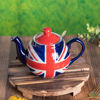 Picture of London Pottery Teapot with Infuser,Ceramic,Hand Painted Union Jack Limited Edition, 2 Cup(600ml)