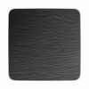 Picture of Villeroy & Boch Manufacture Rock Square/Gourmet Serving, Modern Presentation Plate Made from Premium Porcelain, Dishwasher Safe, Black