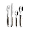 Picture of Amefa Lou Laguiole Tradition 24pc Flatware set, 18/0 Stainless Steel, Black