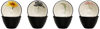 Picture of Noritake Colorwave Floral Bowl, 4-Inch, Graphite, Set of 4