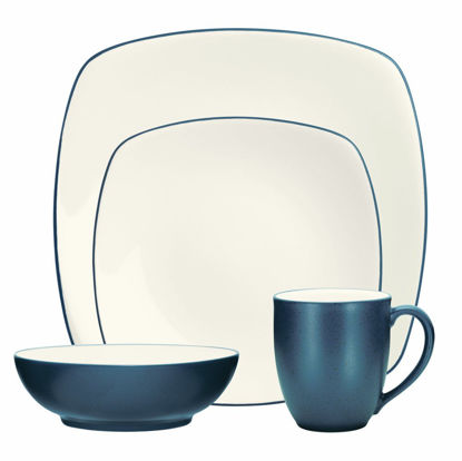 Picture of Noritake 4-Piece Colorwave Square Place Setting, Blue