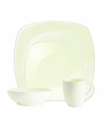 Picture of Noritake Colorwave White 4-Piece Square Place Setting