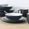 Picture of Noritake Colorwave Graphite Bowl, Soup/Cereal, 7", 22 oz, Set of 4 in Black/Graphite