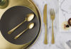 Picture of Amefa Austin 20pc Flatware Set, 18/0 Stainless Steel Gold