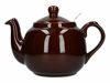 Picture of London Pottery 73240 Farmhouse Loose Leaf Teapot with Infuser, Ceramic, Rockingham Brown, 4 Cup (1.2 Litre)