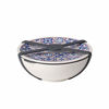 Picture of Villeroy & Boch to Go Indigo Medium Dish Dishes Made of Porcelain, Green, 350 ml, Blue, 16.3 x 16.2 x 6.8 cm