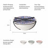 Picture of Villeroy & Boch to Go Indigo Medium Dish Dishes Made of Porcelain, Green, 350 ml, Blue, 16.3 x 16.2 x 6.8 cm