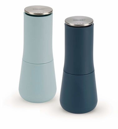 Picture of Joseph Joseph 20157 Milltop Non-Spill Salt & Pepper Mill Set-Editions (Sky), Regular