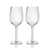 Picture of BarCraft Ribbed Wine Glasses, Set of 2 Large Patterned Glasses in Gift Box, 450ml