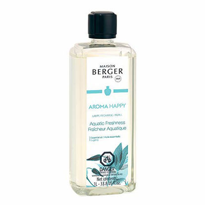 Picture of MAISON BERGER - Aquatic Freshness - Lampe Berger Fragrance Refill for Home Fragrance Oil Diffuser - 33.8 Fluid Ounces - 1 Liter