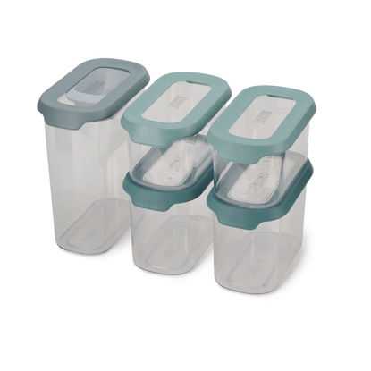 Picture of Joseph Joseph CupboardStore Airtight Easy Pour Food Storage Container Set with Scoop, 5-Piece, Opal