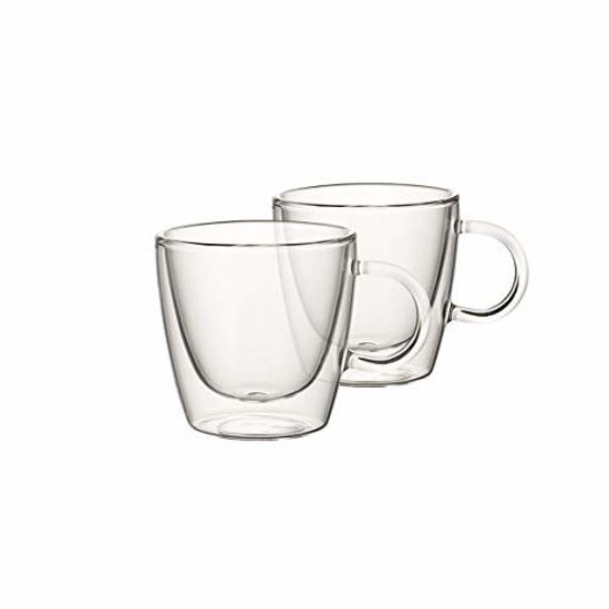 Picture of Villeroy & Boch Artesano Hot Beverages Cup : Medium-Set of 2, 3 in, Crystal Glass, Clear