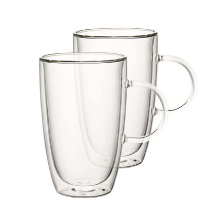 Picture of Villeroy & Boch Artesano Hot Beverages Cup : Extra Large-Set of 2, 5.5 in, Crystal Glass, Clear