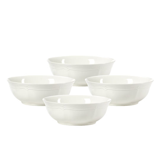 Picture of Mikasa French Countryside Cereal Bowl, 7-Inch, Set of 4 , White - F9000-421