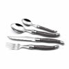 Picture of Amefa Lou Laguiole Tradition 24pc Flatware set, 18/0 Stainless Steel, Anthracite Grey