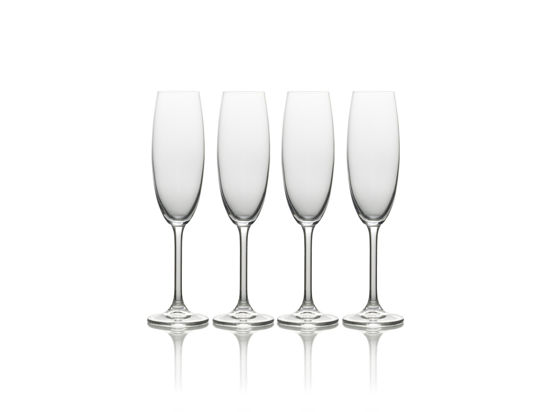 Picture of Mikasa Julie Champagne Flute, 8-Ounce, Set of 4