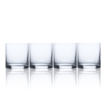 Picture of Mikasa, 15 oz, Clear Julie Double Old Fashioned Drinking Glass, 15-Ounce, Set Of 4, 4 Count (Pack of 1)