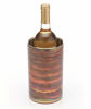 Picture of BarCraft Double-Walled Stainless Steel Wine Bottle Cooler, 12 x 20 cm (4.5" x 8") - Iridescent Copper-Effect Finish