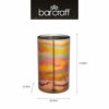 Picture of BarCraft Double-Walled Stainless Steel Wine Bottle Cooler, 12 x 20 cm (4.5" x 8") - Iridescent Copper-Effect Finish