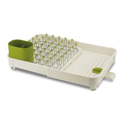 Joseph Joseph 85025 Edge Dish Brush with Integrated Sink Rest, Green