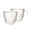 Picture of Villeroy & Boch Artesano Hot Beverages Cup : Large-Set of 2, 3.75 in, Crystal Glass, Clear