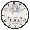 Picture of BarCraft BCLLCOMPASS Cocktail Compass with 12 Recipes, Stainless Steel, White, 14cm