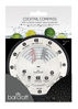 Picture of BarCraft BCLLCOMPASS Cocktail Compass with 12 Recipes, Stainless Steel, White, 14cm