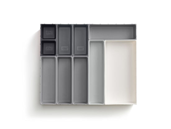 Picture of Joseph Joseph Blox Drawer Organizer, 10 Piece, Grey