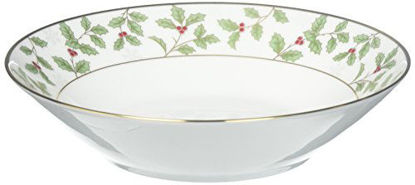 Picture of Noritake Holly and Berry Gold Soup Bowl