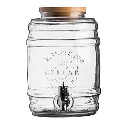 Picture of Kilner Glassware Drink Dispenser Barrel, 169-Fluid Ounces