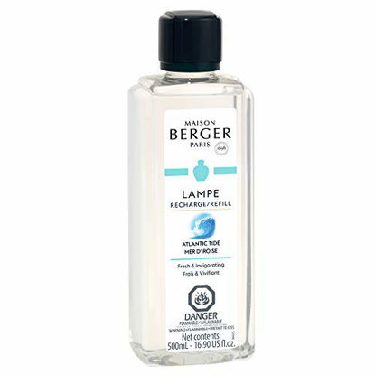 Picture of Atlantic Tide | Lampe Berger Fragrance Refill by Maison Berger | for Home Fragrance Oil Diffuser | Purifying and perfuming Your Home | 16.9 Fluid Ounces - 500 milliliters | Made in France