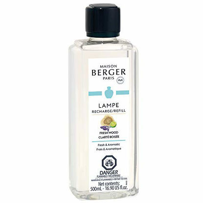 Picture of MAISON BERGER - Fresh Wood - Lampe Berger Fragrance Refill for Home Fragrance Oil Diffuser - 16.9 Fluid Ounces - 500 milliliters