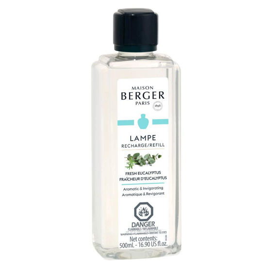 Picture of MAISON BERGER - Lampe Berger Fragrance Refill for Home Fragrance Oil Diffuser - 16.9 Fluid Ounces - 500 milliliters (Fresh Eucalyptus)