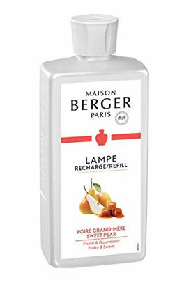 Picture of Sweet Pear | Lampe Berger Fragrance Refill by Maison Berger | for Home Fragrance Oil Diffuser | Purifying and perfuming Your Home | 16.9 Fluid Ounces - 500 milliliters | Made in France